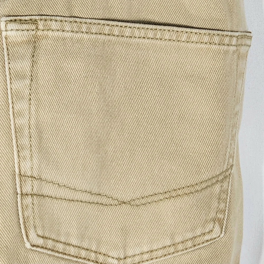 Bullhead Rincon Slim Straight Tan Five Pocket 100% Cotton Jeans Size 34 x 32